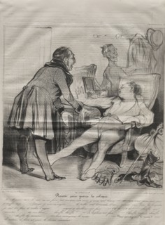 published in le Charivari (no. du 14 janivier 1838): Caricaturana, plate 72: Recipe to Cure Colic,