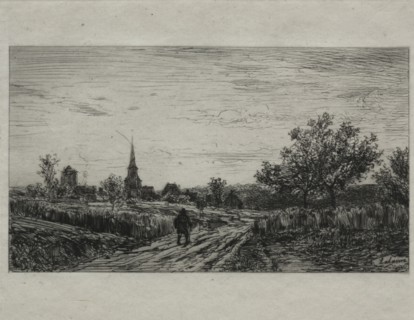 Retour au Sete. Maxime Lalanne (French, 1827-1886). Etching