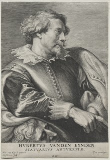Portrait of Hubert van den Eyden. Lucas Emil Vorsterman (Flemish, 1595-1675), after Anthony van