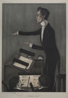 Wagnerian Opera. Leslie Matthew (Spy) Ward (British, 1851-1922), Vincent, Day and Son Ltd., lith.