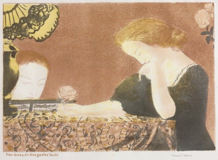 the album L'Amour: Love: Our Souls, in Slight Gestures, 1892-1898 (published 1911). Maurice Denis