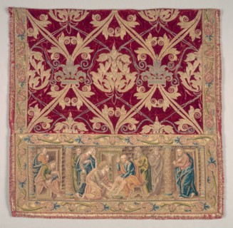 Embroidered Sleeve from a Dalmatic, 1500-1525. Italy, Florence, 16th century. Silk, gold and silver