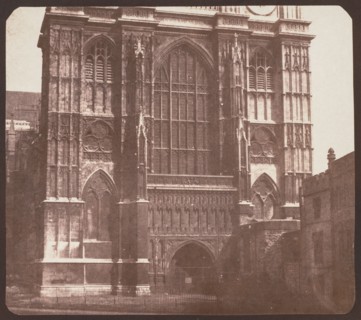 Westminster Abbey, before 1844. Nicholas Henneman (British, 1813-1898). Salted paper print from
