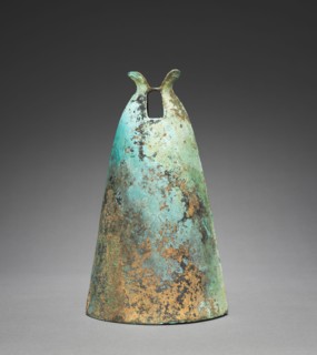 Bell with Diamond-Shaped Insignia, 300s-100s BC. China, along the southern borders, Eastern Zhou