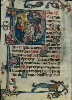 Leaf from a Book of Hours: Initial D: Massacre of the Innocents (1 of 2 Excised Leaves), early 14th