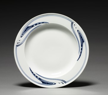Plate, c. 1903. Henry C. Van de Velde (Belgian, 1863-1957), firm of Meissen Porcelain Factory