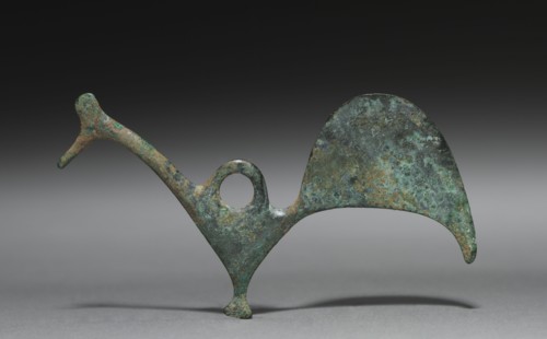 Pendant of a Bird (Rooster?), 8th-7th centuries BC. Northern Greece, Macedonian, Geometric period
