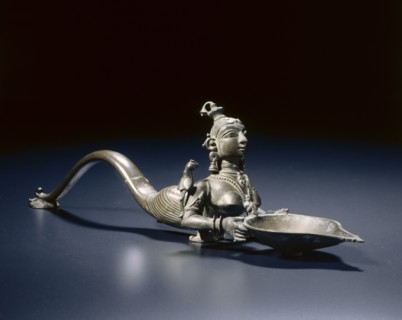 Votive Lamp (Deepa Lakshmi), 1700s-1800s. South India, Chingleput district (Madras), 18th-19th