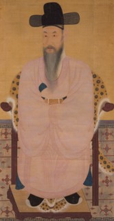 Portrait of an Official, 1700s-1800s. Korea, Joseon dynasty (1392-1910). Ink and color on silk;