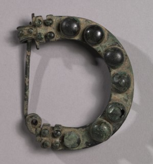 Pair of Arched Fibulae, 725-675 BC. Asia Minor, Phrygia, late 8th-early 7th Century BC. Bronze;