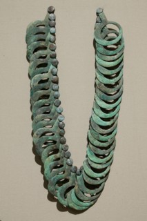 Bronze Necklace with Hanging Pendants, 8th Century BC. Northern Greece, 8th Century BC. Bronze;