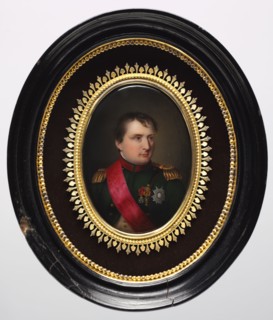 Portrait of Napoleon I, Emperor of the French, 1841. William Essex (British, 1784-1869). Enamel on