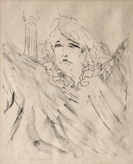 Portraits of Actors and Actresses: Thirteen Lithographs: Sarah Bernhardt, 1898. Henri de