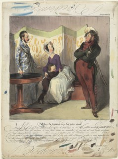Plate 50 from 'Caricaturana' (Les Robert Macaire). Published in le Charivari, May 28, 1837: