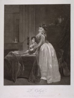 The Optical Viewer, c. 1794. Fréderic Cazenave (French), after Louis Léopold Boilly (French,
