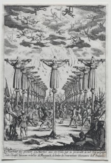 The Martyrs of Japan, 1600s. Jacques Callot (French, 1592-1635). Etching; sheet: 17.1 x 11.7 cm (6