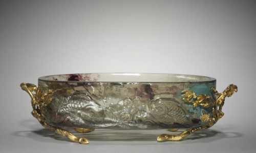 Centerpiece, c. 1880. Eugène Rousseau (French, 1827-1891), firm of Appert Frères (French), firm of