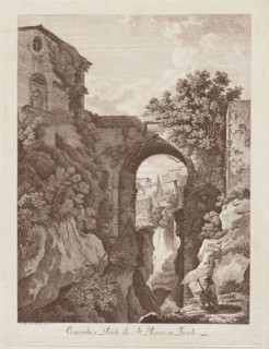 Presumably from Mahlerischradirte Prospecte von Italien (a set of 72 etchings published by