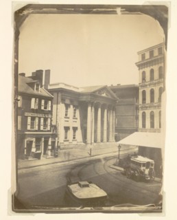 First Bank of the United States, Philadelphia, 1859. Frederick DeBourg Richards (American,