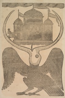 Jatayu (Rama'a Mythical Bird) Hinders Ravana's Chariot, Trying to Prevent Abduction of Sita, 1800s.