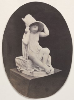 Statue of a Youth in Large Hat (from a John R. Johnston album), before 1857. Unidentified