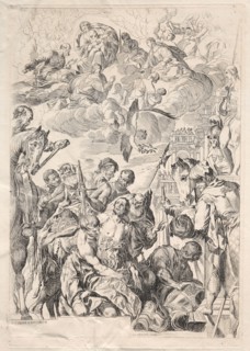 St. George Preparing for His Martyrdom, 1600s. Pierre Brébiette (French, c. 1598-c. 1650), after