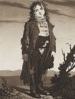 The Young Beggars, c. 1800. Karl Ludwig Bernhard Buchhorn (German, 1770-1856). Aquatint; sheet: 31