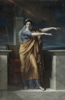 Polyhymnia, Muse of Eloquence, 1800. Charles Meynier (French, 1768-1832). Oil on canvas; overall:
