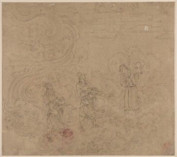 Album of Daoist and Buddhist Themes: Procession of Daoist Deities: Leaf 17