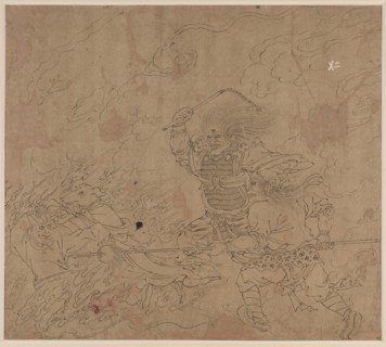 Album of Daoist and Buddhist Themes: Search the Mountain: Leaf 42, 1200s. China, Southern Song