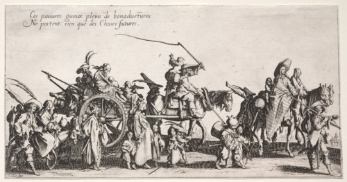 The Bohemians, c. 1621-1625. Jacques Callot (French, 1592-1635). Etching and engraving; sheet: 12.4