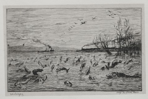 The Boat Trip: Rejoicing of the Fish at the Departure of the Cabin Boy (The Fish), 1861. Charles