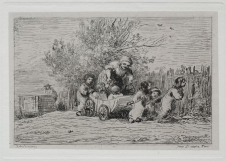 The Boat Trip: Heritage of the Cart (The Children with the Cart), 1861. Charles François Daubigny
