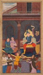 Salome Receiving John the Baptist's Head on a Platter, from a Mirror of Holiness (Mir'at al-quds)