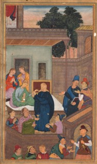 Jesus Raises Jairus's Daughter from the Dead, from a Mirror of Holiness (Mir’at al-quds) of Father