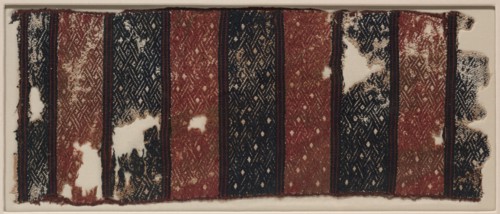 Textile Fragment with Interlace Pattern, 700-400 BC. Peru, South Coast, Paracas (700 BC - AD 1),
