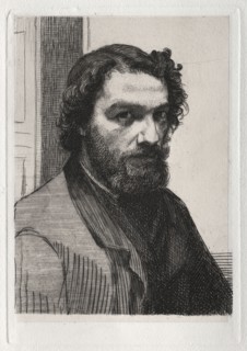 Alphonse Legros, 1861 (printed 1875). Félix Bracquemond (French, 1833-1914), Cadart. Etching on