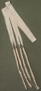 Band with Tassels, 1200-1460s. Peru, North Coast, Chimú style, 1200-1460s. Cotton; weft-faced plain