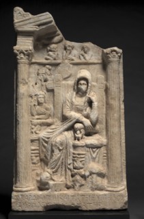 Grave Stele (Relief), c. 50 BC. Southern Asia Minor, Pamphylia, Hellenistic Greek, 1st century BC.