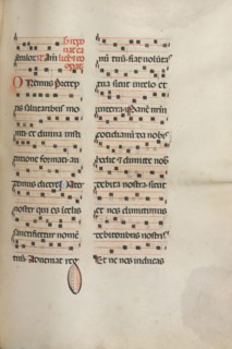 Missale: Fol. 189: Music for various prayers, 1469. Bartolommeo Caporali (Italian, c. 1420-1503),