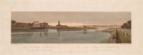 A Selection of Twenty of the Most Picturesque Views in Paris: View of the Village of Chaillot, &c