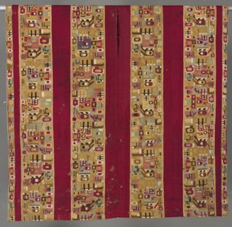 Tunic with Sacrificer, 600-1000. South America, Peru, Central Andes, Middle Horizon, Wari people,