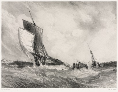 Six Marines: Return to Port, 1833. Eugène Isabey (French, 1803-1886), Morlot, Paris and McLean.