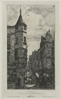 Gazette des Beaux-Arts XIV: House with a Turret, No. 22, rue de L'Ecole de Médecine, Paris, (called