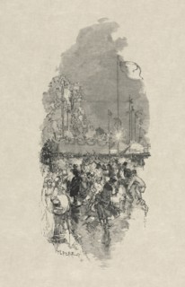 [Festival]. Auguste Louis Lepère (French, 1849-1918). Wood engraving; sheet: 31 x 46.4 cm (12 3/16