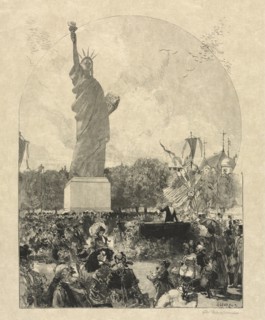 Liberty Enlightening the World, Offered to the City of Paris by the Americans, 1885. After Auguste