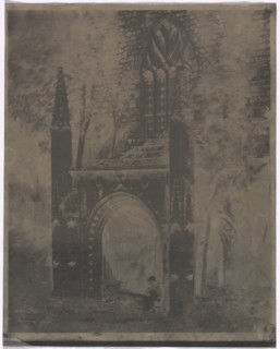 Fountain of Notre Dame at Saint-Brieuc, Brittany, c. 1853. Louis-Rémy Robert (French, 1811-1882).
