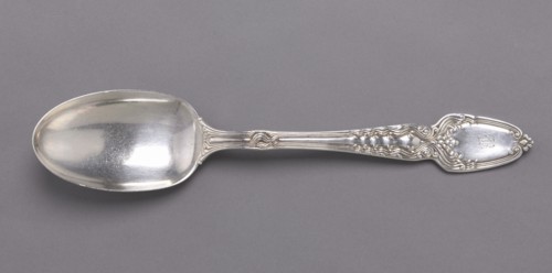 Table Spoon (Pattern "Broom Corn"), c. 1890. Tiffany and Company (American). Silver; overall: 21.9