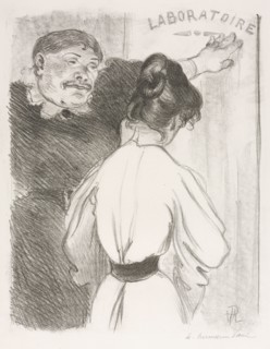 Laboratoire, c. 1900. Hermann Paul (French, 1864-1940). Lithograph; sheet: 55.3 x 42.7 cm (21 3/4 x