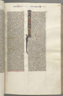 Fol. 96r, Ruth, Historiated Initial I with Elimilech and Naomi., c. 1275-1300. Southern France,